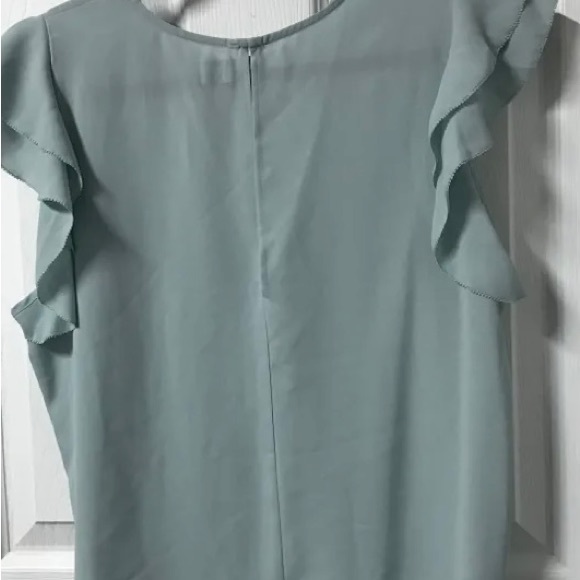 Short Sleeve Ruffle Blouse - Picture 2 of 2